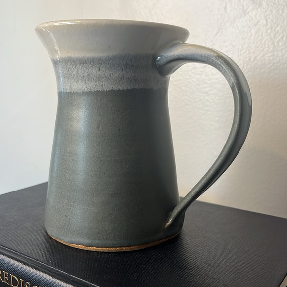 Dock 6 Pottery Handmade Gray & White Color Block Large Mug - Picture 7 of 7